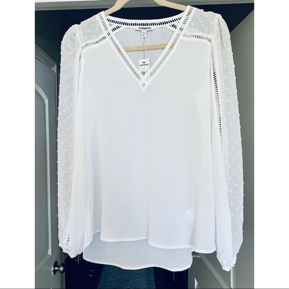 NWT Express Blouse - White XS
